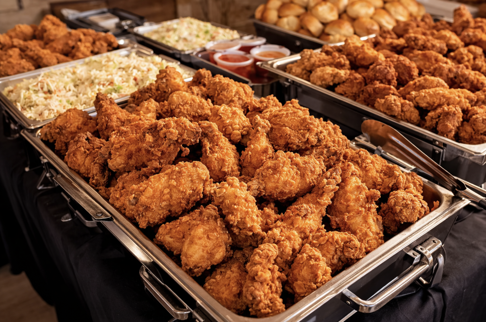 Catering food spread